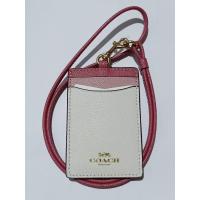 ราคา ที่ใส่บัตร สายคล้องคอ Coach F63274 Lanyard ID Case In Signature Coated Canvas แท้100 (17231248677)