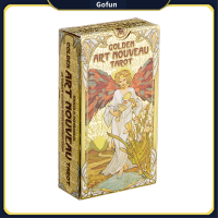ราคา ไพ่ยิปซี ไพ่ทาโรต์ พร้อมส่ง Golden Art Novveau Tarot ไพ่ยิปซีการ์ตูนน่ารัก (16089539746)