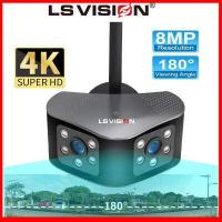 ราคา LS VISION Gratis ongkir 4K 8MP คู่เลนส์180อัลตร้าองศา IP Wi Fi กล้องวงจรปิดกลางแจ้งไร้สายกันน้ำตรวจจับมนุษย์สีกล้องภาพกลางคืน PTZ กล้องวงจรปิด (16876152863)