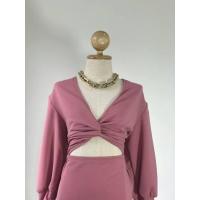 ราคา Plus size พร้อมส่ง I เดรสสาวอวบเกรียวโชว์หน้า ผ้าวูลเวฟ เดรสทำงาน เดรสออกงาน 100KG (14553469089)