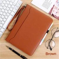 ราคา สำหรับ IPad Pro 11 2021 2020 2018 10 9 Air 5 4 3 2 1 2022 9 7 10 2 9th 8th 7th Mini 6 2021 5 3 2 1 Auto Wake Up Cover หรูหรา PU หนังกรณีพร้อมช่องเสียบการ์ดสายคล้องมือเคสกันกระแทกกันกระแทก (15002817794