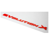 ราคา โลโก้ตัวอักษร แยก อีโวลูชั่น เอ็ก มิตซูบิชิ แลนเซอร์ EVOLUTION X Chrome ABS Emblem Trunk Logo Badge Car Styling Sticker MITSUBISHI Lancer black red silver (6684306182)