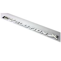 ราคา โลโก้ตัวอักษร แยก อีโวลูชั่น เอ็ก มิตซูบิชิ แลนเซอร์ EVOLUTION X Chrome ABS Emblem Trunk Logo Badge Car Styling Sticker MITSUBISHI Lancer black red silver (6684306180)