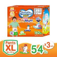 ราคา MAMYPOKO มามี่โพโค กางเกงผ้าอ้อมเด็ก HAPPY DAY NIGHT ทอยบ็อกซ์ XL54 ลังละ 162 ชิ้น (6525058099)
