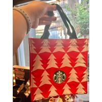 ราคา Starbucks Christmas tote bag สตาร์บัคส์ กระเป๋าคริสมาสต์ 2022 ของแท้ 100 (11291504859)