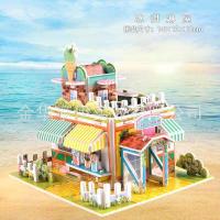 ราคา จิ๊กซอว์โมเดล จิ๊กซอว์โมเดลบ้าน จิ๊กซอว์สามมิติ จิ๊กซอว์กระดาษ 3D Jigsaw puzzle ห้อง ปราสาท (7443174286)