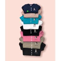 ราคา เสื้อยืดรัดรูปนมโตคอยู ปักโลโก้ อก32 36นิ้ว พร้อมส่ง (14943659710)