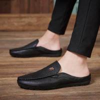 ราคา MOVPACE รองเท้าเปิดส้นสำหรับผู้ชาย รองเท้าแตะเปิดส้นรองเท้าแตะส้นเตี้ยรองเท้าโลฟเฟอร์รองเท้าลำลองแฟชั่นใหม่สไตล์เกาหลี (9074905485)