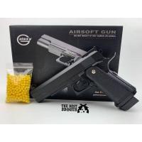 ราคา ปืนบีบีกันอัดลม G 6 M1911 บอดี้เหล็ก แถมฟรี ลูกเซรามิค 300 นัด (1415464503)