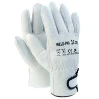 ราคา WELD PRO ถุงมือหนังแกะ งานเชื่อมไฟฟ้า 26cm (16513365831)