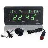 ราคา Caixing นาฬิกาดิจิตอล LED ตั้งโต๊ะ ติดผนัง ตั้งปลุกได้ ตั้งเตือนทุกชั่วโมง ไฟดับไม่ต้องตั้งเวลา ใหม่ ใช้ ไฟ บ้าน ไฟ รถยนต์ รุ่น CX 2158 (525582323)