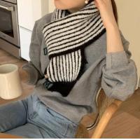 ราคา KOKLO CO ผ้าพันคอไหมพรมวูล SKUP1867 (16693513343)