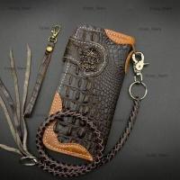 ราคา กระเป๋าหนังแท้ พร้อมสายถัก กระเป๋าวินเทจ อัดลายจระเข้ ทูโทนหนาสี่ชั้น หนังแท้ทั้งใบ A002 (5036978963)