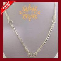 ราคา สร้อยคอเงินลาว เคลือบแก้วอย่างดี ลายสี่เสากลมหัวมังกร มีห่วงสามารถใส่พระได้สามองค์ ขนาดความยาว 24 นิ้ว สวมหัวได้ (10554047731)
