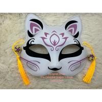 ราคา หน้ากากพลาสติก ลายแมว จิ้งจอก สไตล์ญี่ปุ่น (14868869753)