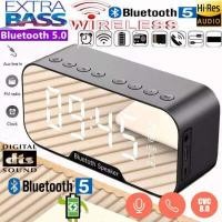 ราคา นาฬิกาปลุก นาฬิกาปลุกตั้งโต๊ะ LED นาฬิกาดิจิตอล แสดงอุณหภูมิ นาฬิกาปลุกหน้าปัดกระจก Electronic เบส วิทยุ นาฬิกาลําโพงบลูทูธ บลูทูธ ลำโพงนาฬิกาปลุก ห้องนอน นาฬิกาหัวเตียง นาฬิกาตั้ง (16529971972)