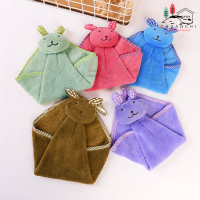 ราคา ผ้าเช็ดมือหัวตุ๊กตา ผ้าเช็ดมือ ผ้าเช็ดมือแบบแขวน ขนาด 40x28 สีสันสดใส นุ่มมาก ซับน้ำได้ดี (17445617389)