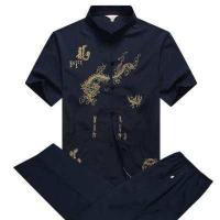 ราคา ชุดเครื่องแต่งกายจีนโบราณชาย เสื้อ กางเกง ชุดผ้าฝ้ายปักลายมังกรผู้ชายไทชิกังฟูชุดจีนระบายอากาศ (6750608879)