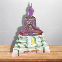 ราคา พระบูชาหลวงพ่อโสธร พระพุทธรูปตั้งบูชาขนาดหน้าตัก3นิ้ว ฐานหินอ่อนลายหยกสีมงคลประจำวันเกิด ภายในบรรจุพระแก้วมรกต ผ่านพิธีปลุกเสกแล้ว (16304083007)