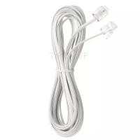 ราคา ซื้อ 6 เส้น ลด 20 สายแจ๊ค สายโทรศัพท์ หัว ท้าย สาย หลังโทรศัพท์ 6P4C หัว RJ11 เลือก 2 เมตร 5 เมตร (14494477322)