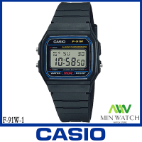 ราคา Casio Digital นาฬิกาคาสิโอ ของแท้ รุ่น F 91W F 94W F 91WG 9Q F 91W 1D F 91W 3D F 94WA 8D F 94WA 9D นาฬิกา สายยาง F91 F 94 ของแท้ประกันศูนย์ 1ปี จากร้าน MIN WATCH (1229900791)