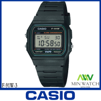 ราคา Casio Digital นาฬิกาคาสิโอ ของแท้ รุ่น F 91W F 94W F 91WG 9Q F 91W 1D F 91W 3D F 94WA 8D F 94WA 9D นาฬิกา สายยาง F91 F 94 ของแท้ประกันศูนย์ 1ปี จากร้าน MIN WATCH (1230158760)