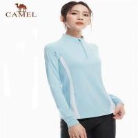ราคา Camel Sports เสื้อยืดแขนยาวผู้หญิงกีฬาเสื้อลำลองผู้หญิง (16555184761)