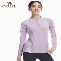 ราคา Camel Sports เสื้อยืดแขนยาวผู้หญิงกีฬาเสื้อลำลองผู้หญิง (16555184749)