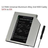 ราคา Sunvalley 12 7มม อลูมิเนียมอัลลอยด์2nd HDD Caddy IDE ถึง SATA 2 5 HDD SSD กรณีดีวีดี CD ROM Optical Bay สำหรับแล็ปท็อป (11757815336)