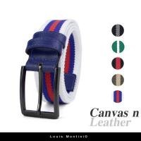 ราคา Louis Montini Canvas Belt canvas เข็มขัดผ้า เข็มขัดผู้ชาย เข็มขัดแฟชั่น MCT19 (5590034525)