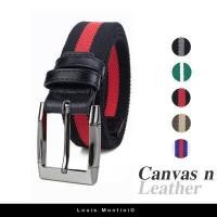 ราคา Louis Montini Canvas Belt canvas เข็มขัดผ้า เข็มขัดผู้ชาย เข็มขัดแฟชั่น MCT19 (5590034519)