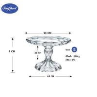 ราคา พานแก้วแบนใส พานแก้ว พาน พานพระ พานอเนกประสงค์ Raffael (8181998618)