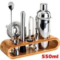 ราคา แก้ว เชคค็อกเทล Cocktail Shaker Stainless Steel Cobbler Shaker Pot Shaker Cup Martini Bartender Tools (14016955533)