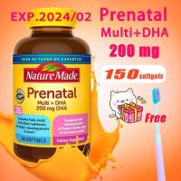 ราคา nature made Prenatal Multi DHA 200mg 150 Softgels (14459642451)