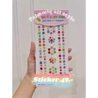 ราคา ส่งไว ส่งจากไทย สติ๊กเกอร์เพชรติดหน้า มีกาวในตัว สำหรับสายทำ Content โดยเฉพาะ ถ่ายรูปลง IG สวยๆค่ะ (17141601099)