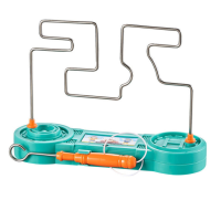 ราคา เกมส์ขดลวดเขาวงกตไฟฟ้า ขดลวดเขาวงกต ของเล่นเสริมพัฒนาการเด็ก ฝึกสมาธิ การใช้กล้าเนื้อมือ ข้อมือและสายตา (6642020476)