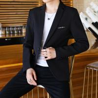 ราคา ชุดสูทเสื้อคลุมผู้ชายเสื้อตัวเดียวสุดหล่อสำหรับนักเรียนสไตล์เกาหลีวัยรุ่นฤดูใบไม้ร่วงเสื้อเบลเซอร์สีแดงชุดสูทลำลองผู้ชายอินเทรนด์ (6570102972)