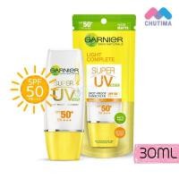 ราคา ครีมกันแดด การ์นิเย่ ไลท์ คอมพลีท ซุปเปอร์ ยูวี ยูวี แมทท์ ซากุระ โกลว์ GARNIER SKIN NATURAL SPF50 PA 30ml (14014390764)