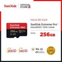 ราคา SanDisk Extreme Pro microSDXC SQXCD 256GB V30 U3 C10 A2 UHS I 200MB s R 140MB s with Adaptor SDSQXCD 256G GN6MA เมมโมรี่การ์ด ไมโครเอสดี การ์ด (16066169808)