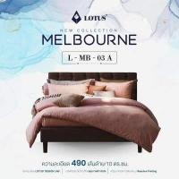 ราคา ครบเซท ผ้านวมและผ้าปูที่นอน โลตัส Lotus 500 เส้นด้าย ขนาด 6 ฟุต หนา 14 นิ้ว (12669350417)