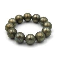 ราคา PYRITE ไพไรต์ เพชรหน้าทั่ง เลือกขนาดเม็ดหินได้ 4 14 มม หินแห่งการดูดทรัพย์ ดูดเงิน สร้อยข้อมือหินแท้ by siamonlineshop (16124900149)