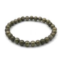 ราคา PYRITE ไพไรต์ เพชรหน้าทั่ง เลือกขนาดเม็ดหินได้ 4 14 มม หินแห่งการดูดทรัพย์ ดูดเงิน สร้อยข้อมือหินแท้ by siamonlineshop (16124900128)