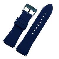 ราคา สายรัดซิลิโคน22มม ผู้ชายสีดำสีน้ำเงินกีฬากันน้ำสร้อยข้อมือยางสำหรับสายนาฬิกา GUESS W0247G3 W0040G3 W0040G7 Series (14485142929)