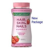 ราคา เยลลี่วิตามิน บำรุงผิว ผมและเล็บ Nature s bounty ขนาด 80 เม็ด (8047121231)