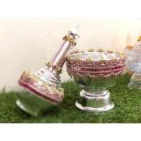 ราคา กรวดน้ำ ที่กรวดน้ำ ที่กรวดน้ำพระ สีใส ลายทอง ลายเงิน ลายไทย ที่กรวดน้ำอย่างดี กระหลั่ยทอง (6305644527)