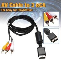 ราคา สาย AV PS1 PS2 PS3 Audio Video AV Cable Cord Wire to 3 RCA TV Lead for Sony Playstation PS1 PS2 PS3 (11697305738)