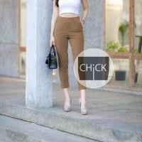 ราคา CHICK กางเกง 5 ส่วน ซิปข้าง เอวสูง ไม่ต้องรีด ผ้าโรเชฟ กางเกงผู้หญิง กางเกงทำงาน กางเกง5ส่วนญ กางเกงโรเชฟ กางเกงใส่สบาย กางเกงเก็บทรง (12106064480)