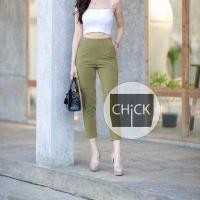 ราคา CHICK กางเกง 5 ส่วน ซิปข้าง เอวสูง ไม่ต้องรีด ผ้าโรเชฟ กางเกงผู้หญิง กางเกงทำงาน กางเกง5ส่วนญ กางเกงโรเชฟ กางเกงใส่สบาย กางเกงเก็บทรง (12106064571)