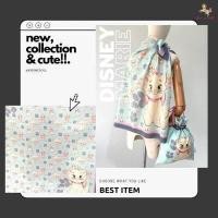 ราคา Kiss Me Doll ผ้าพันคอ ผ้าคลุมไหล่ Disney Marie ลาย Marie Adovable ขนาด 100x100 cm (16412475007)