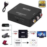 ราคา ตัวแปลงสัญญาณ HDMI HDMI to AV Converter 1080P แปลงสัญญาณภาพและเสียงจาก HDMI เป็น AV (15557347402)